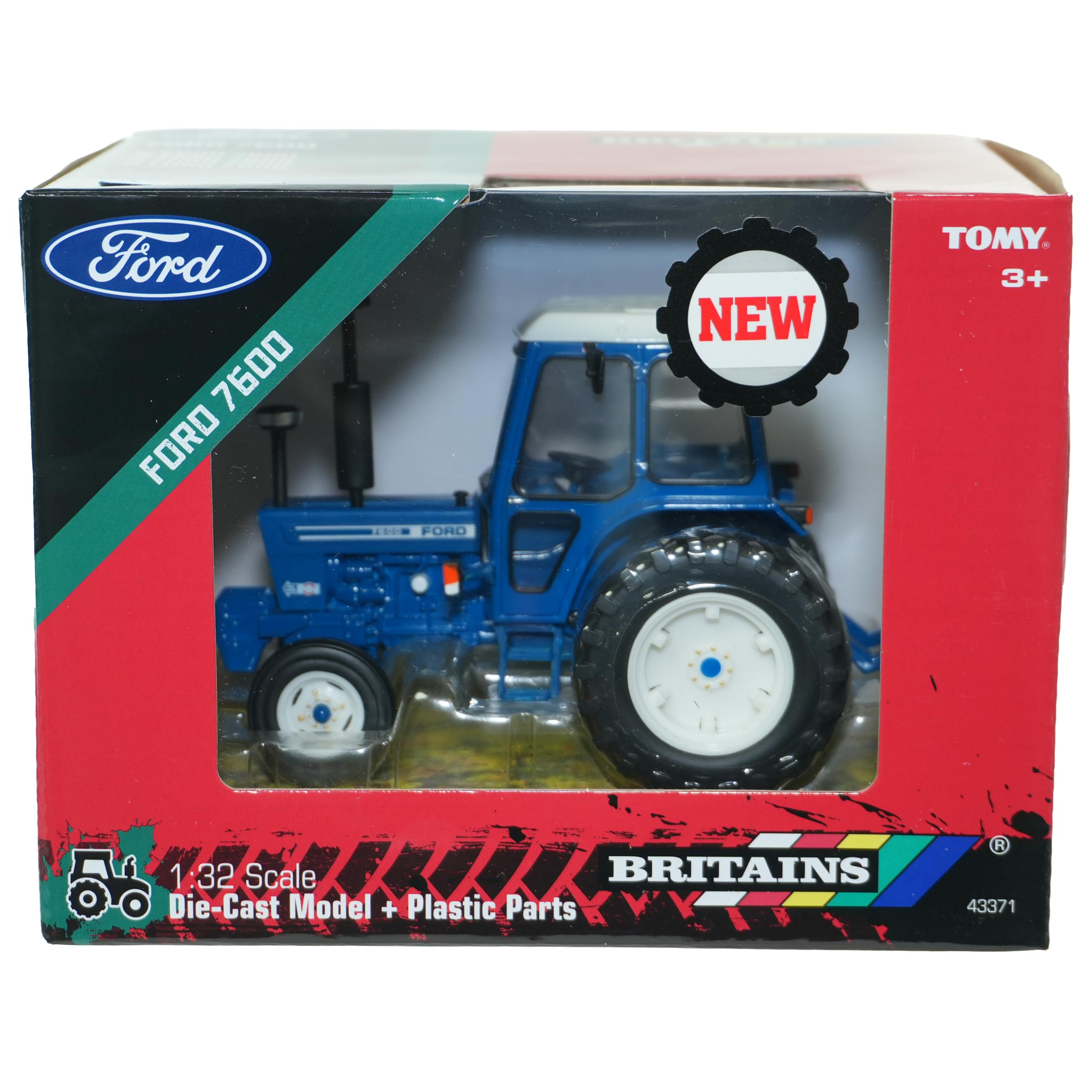 Amazon.com: ERTL Britains 1/32 Ford 7600 2WD with Cab Tractor